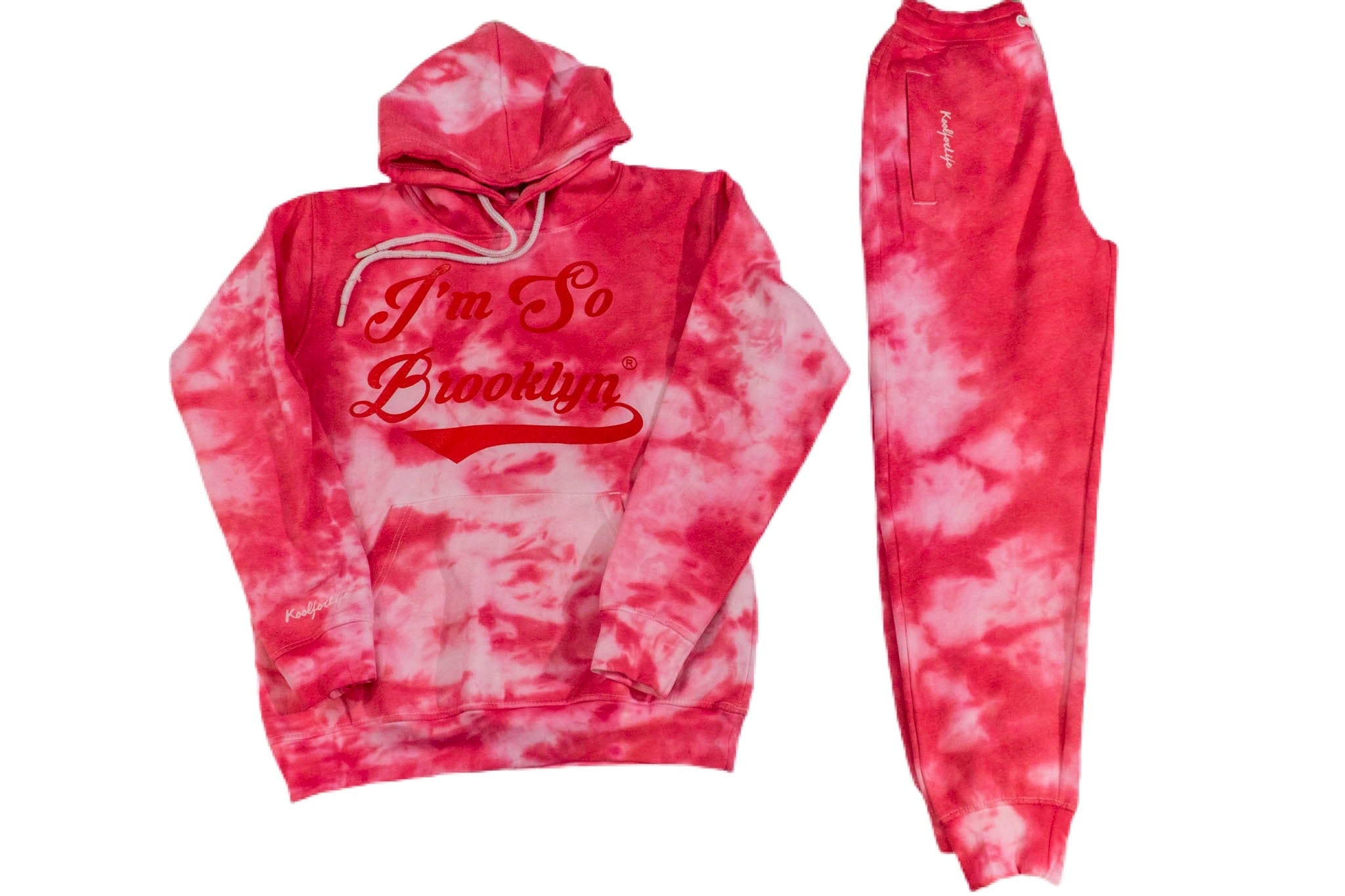 I’m So Brooklyn Tye Dye Sweatsuit Valentines Day edition