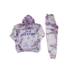 Load image into Gallery viewer, Loyalty is a lifestyle Tye Dye sweatsuit
