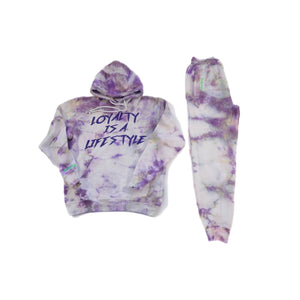 Loyalty is a lifestyle Tye Dye sweatsuit