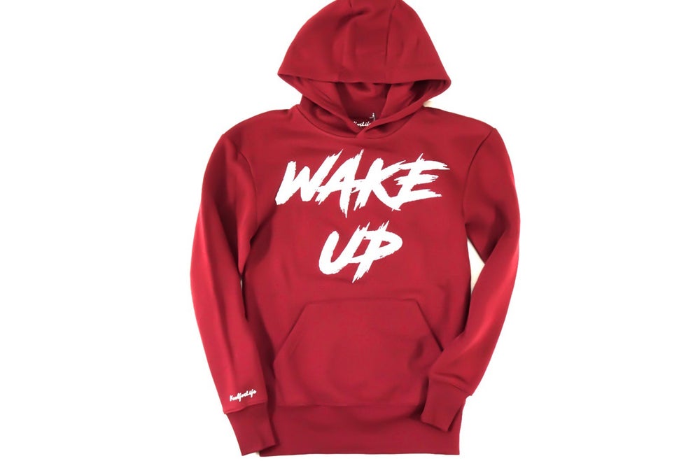 WAKE UP - Red/White
