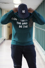 Load image into Gallery viewer, Don&#39;t chase the bag, be the bag - Teal/Silver
