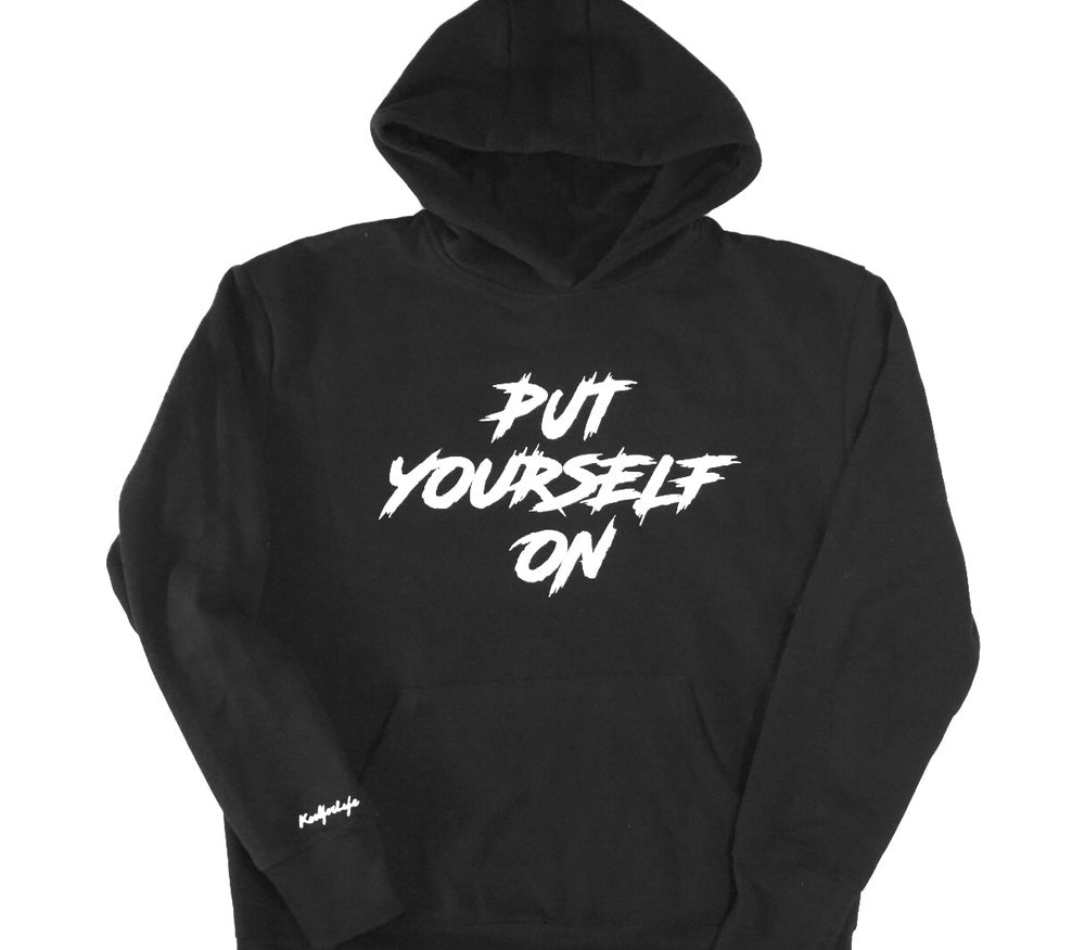 PUT YOURSELF ON - Black/ Reflective Silver