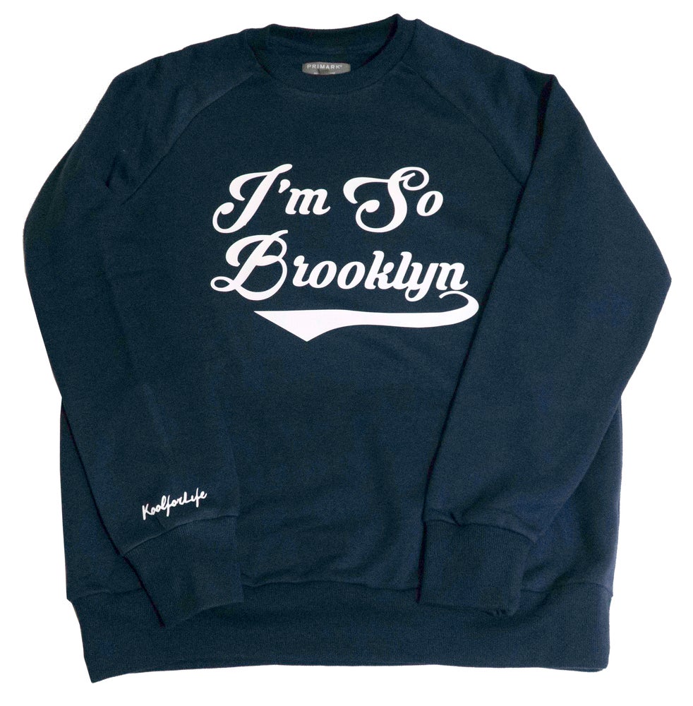 I'M SO BROOKLYN - Navy/White